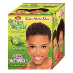 Kit Texturisant Pour Boucles OLIVE MIRACLE